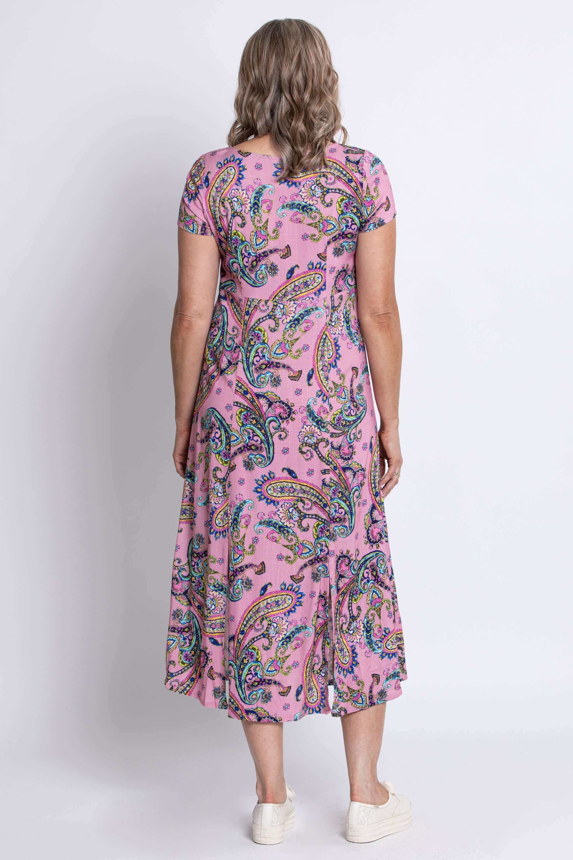 Morgan Dress, Virtue, Linen Bamboo - Image 6