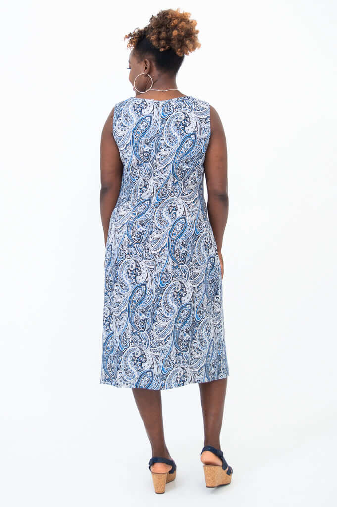 Patricia Dress, Simplicity, Linen Bamboo - Image 4