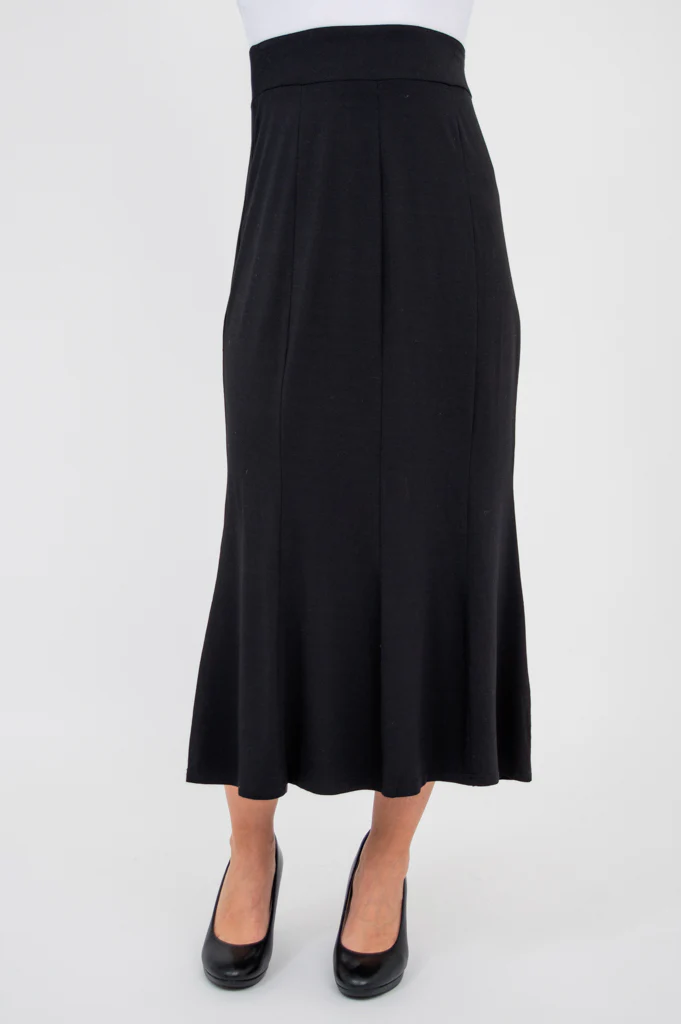 Richmond Skirt, Black, Bamboo - Final Sale - Image 3