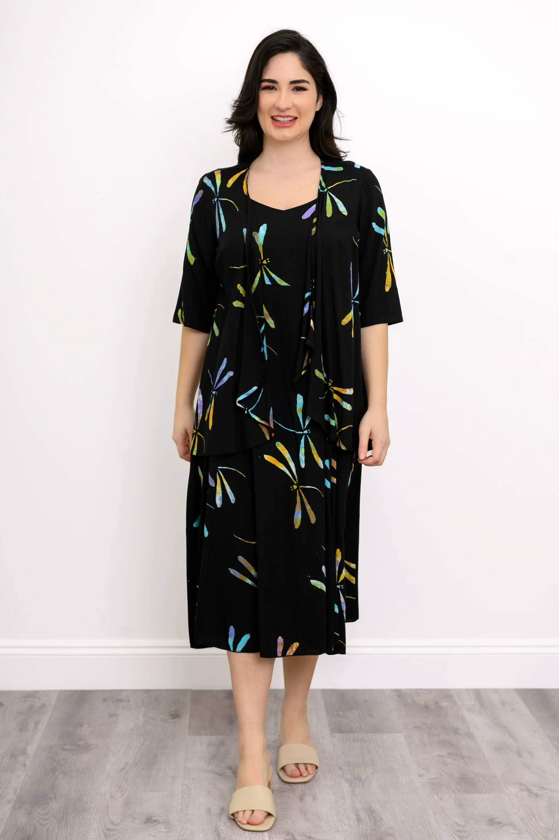 Shauna Dress, Abalone Dragonfly - Image 3