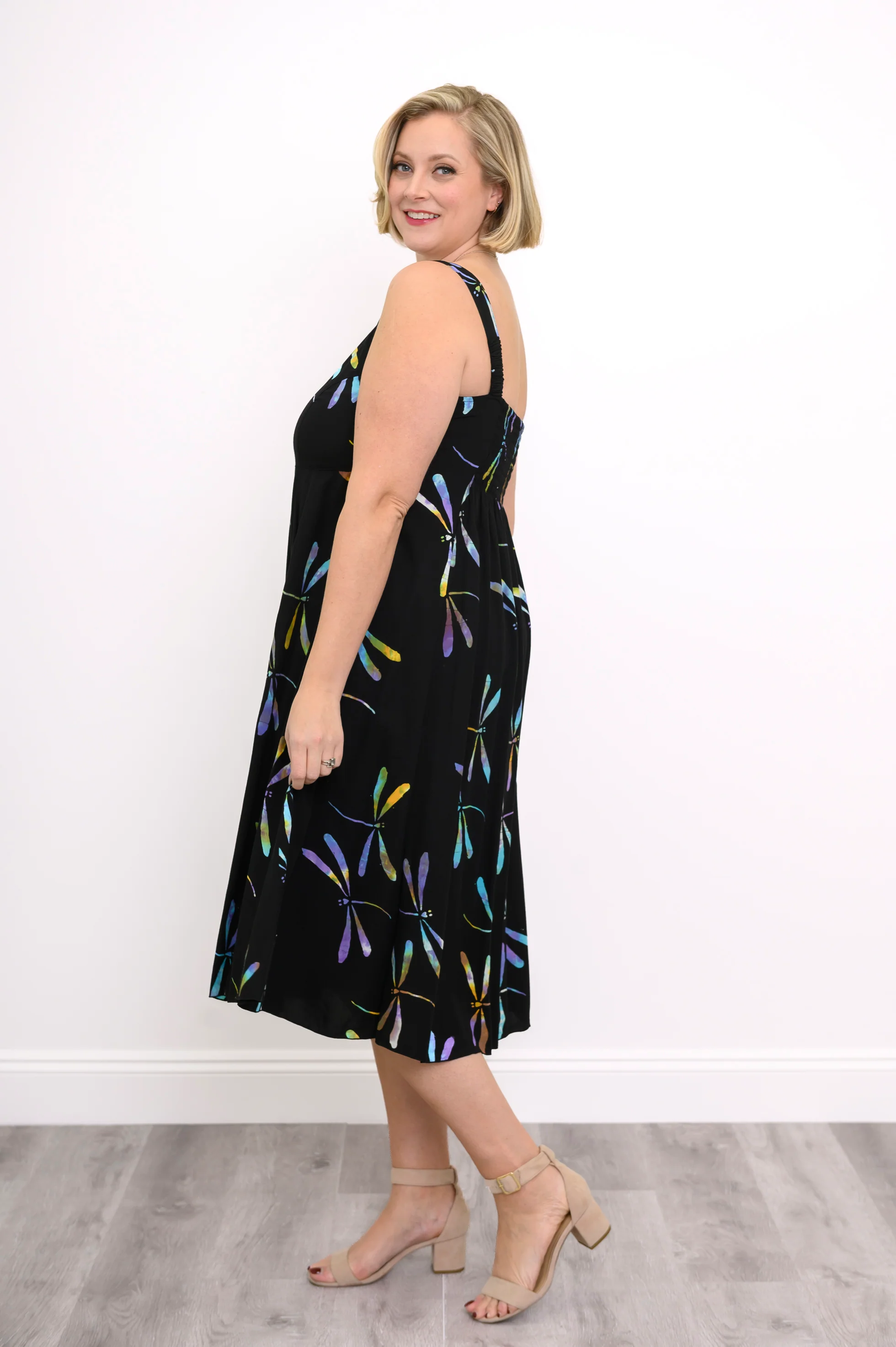 Shauna Dress, Abalone Dragonfly - Image 4
