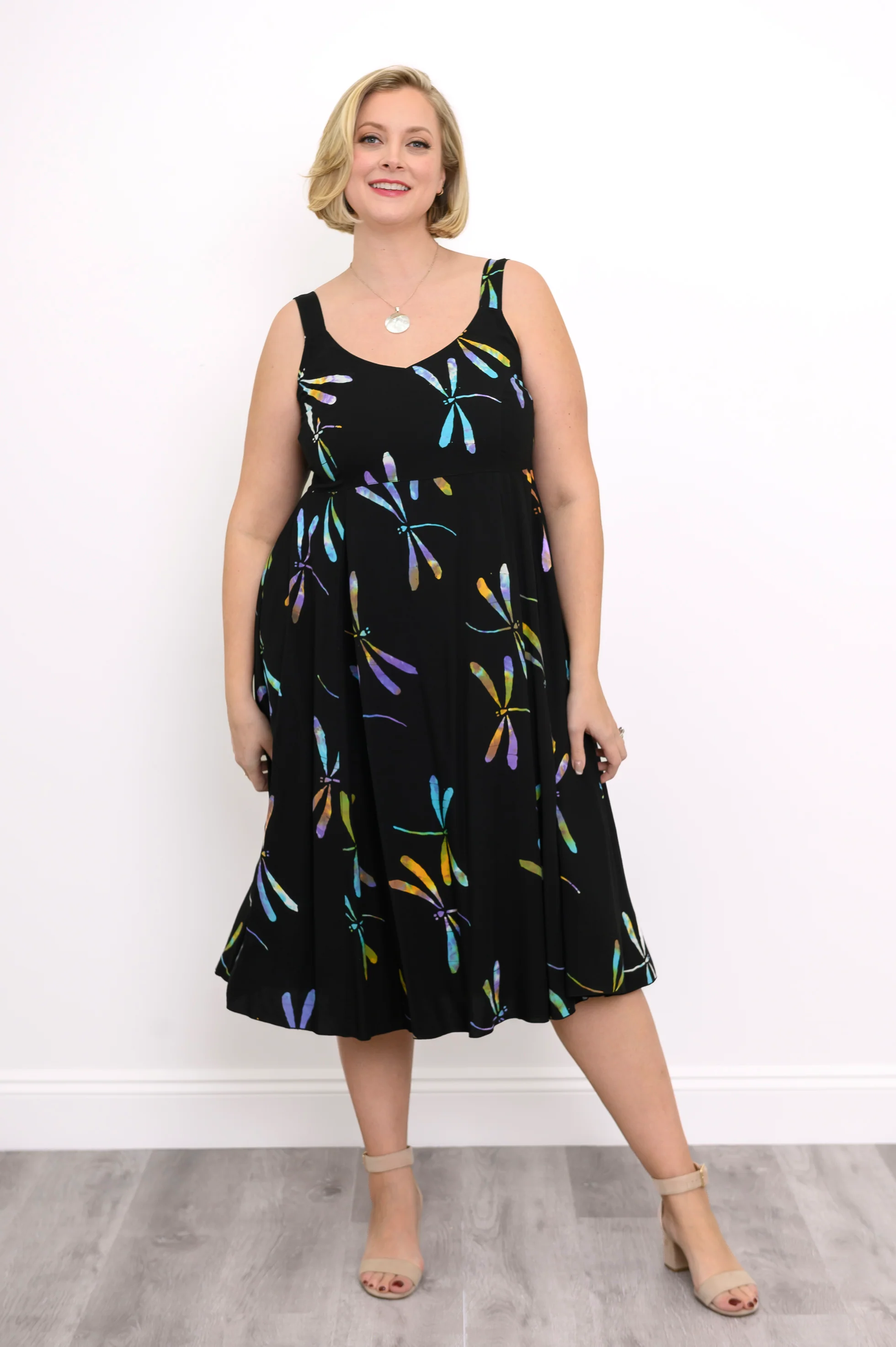 Shauna Dress, Abalone Dragonfly - Image 5