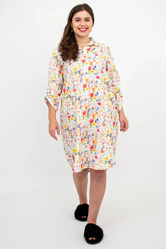 Sleep Shirt, Cheerful Morning, Cotton - Image 6