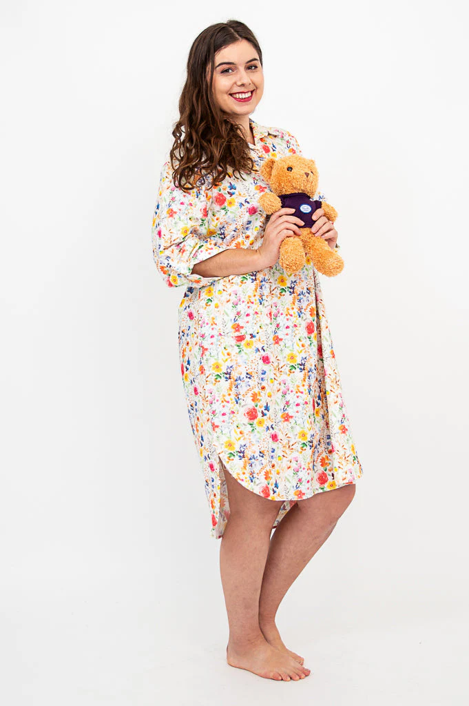 Sleep Shirt, Cheerful Morning, Cotton - Image 7