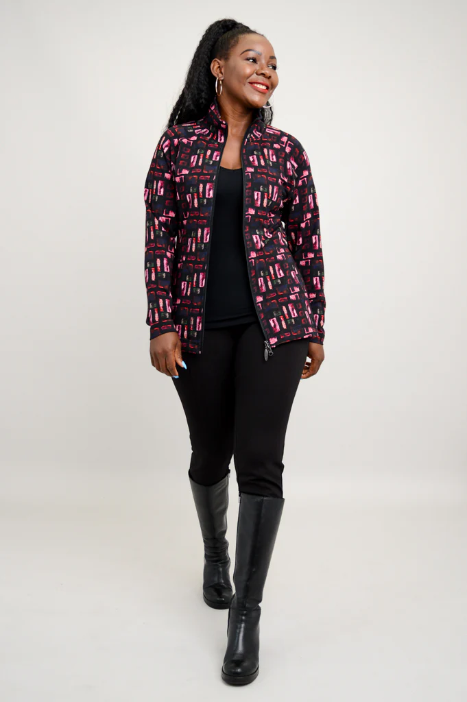 Sona Jacket, Ruby Wall, Bamboo - Final Sale - Image 3