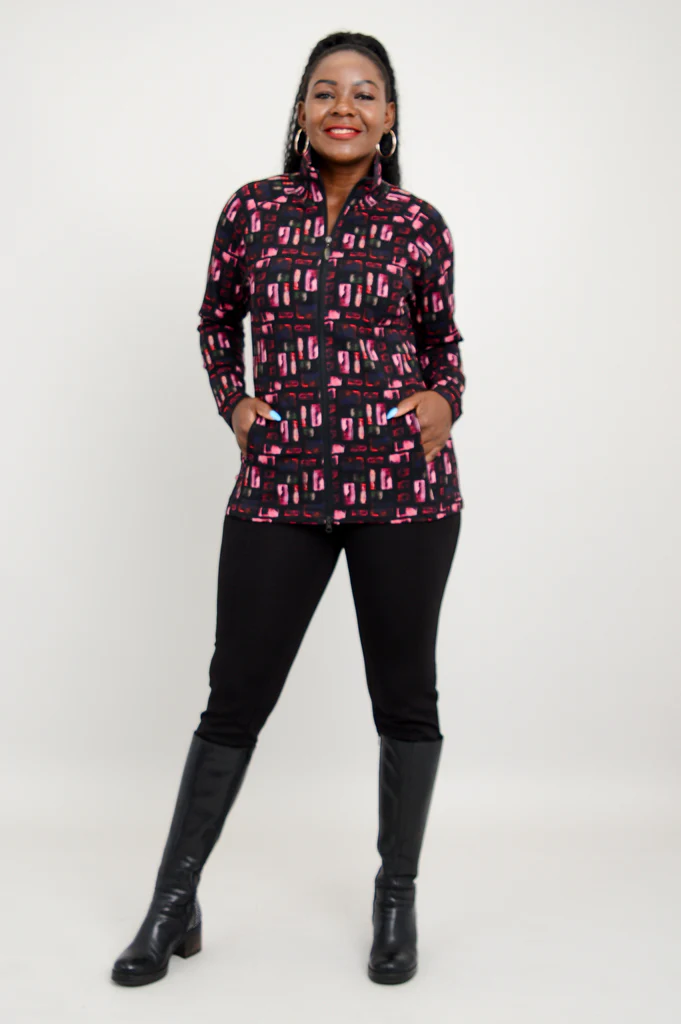 Sona Jacket, Ruby Wall, Bamboo - Final Sale - Image 4