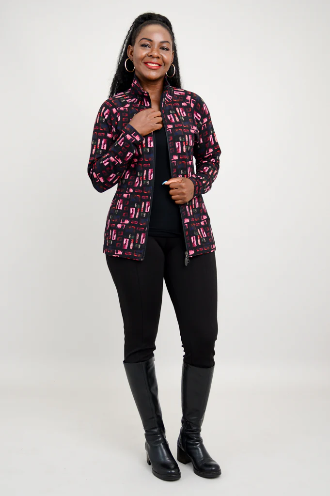 Sona Jacket, Ruby Wall, Bamboo - Final Sale - Image 7