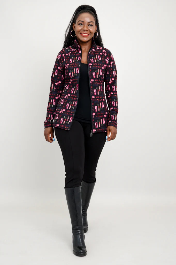 Sona Jacket, Ruby Wall, Bamboo - Final Sale - Image 8