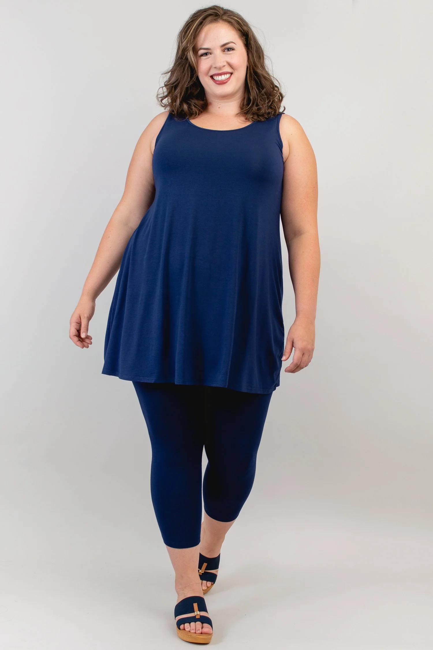 Spirit Dress, Indigo, Bamboo - Final Sale - Image 3