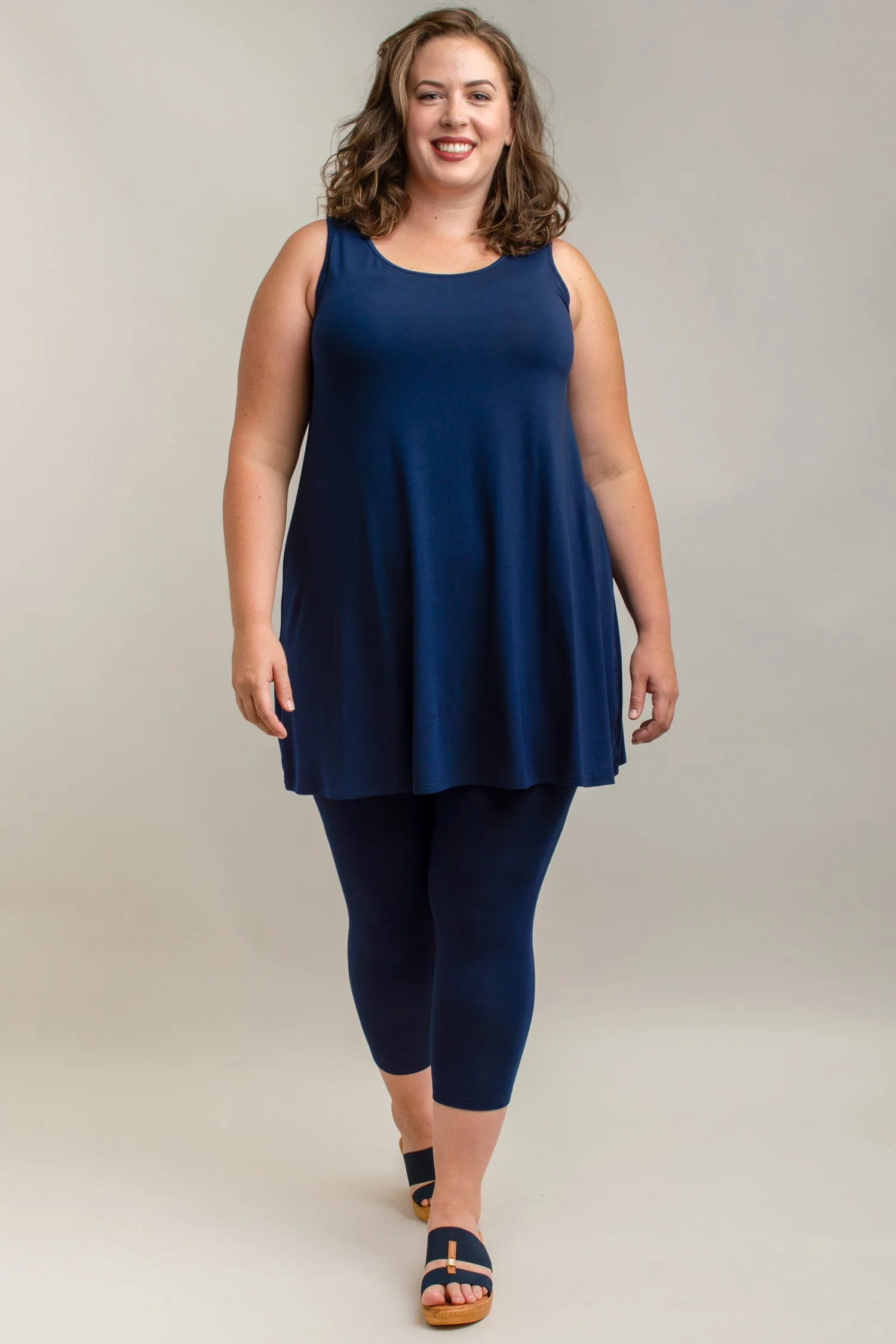 Spirit Dress, Indigo, Bamboo - Final Sale - Image 4
