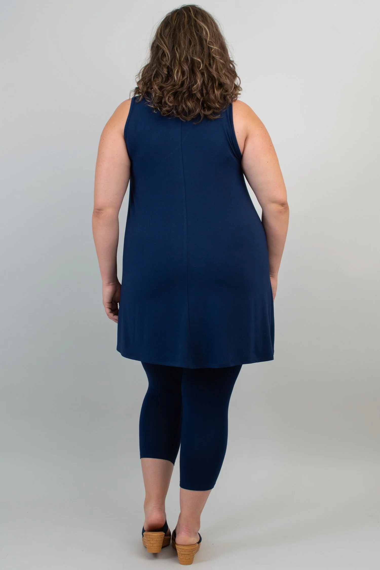 Spirit Dress, Indigo, Bamboo - Final Sale - Image 5