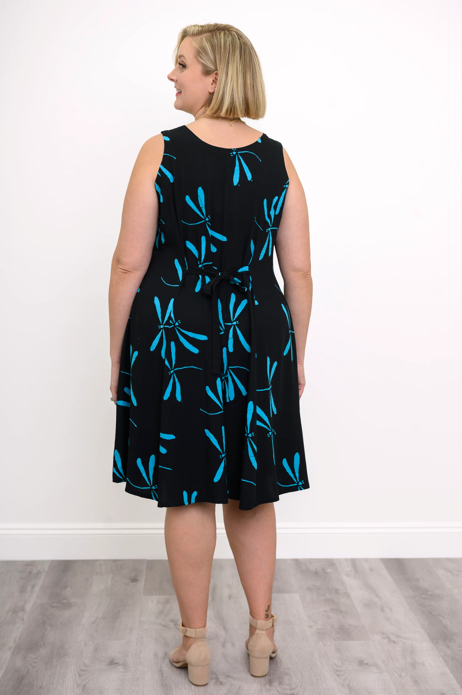 Sweet Sara Dress, Turquoise Dragonfly - Image 5