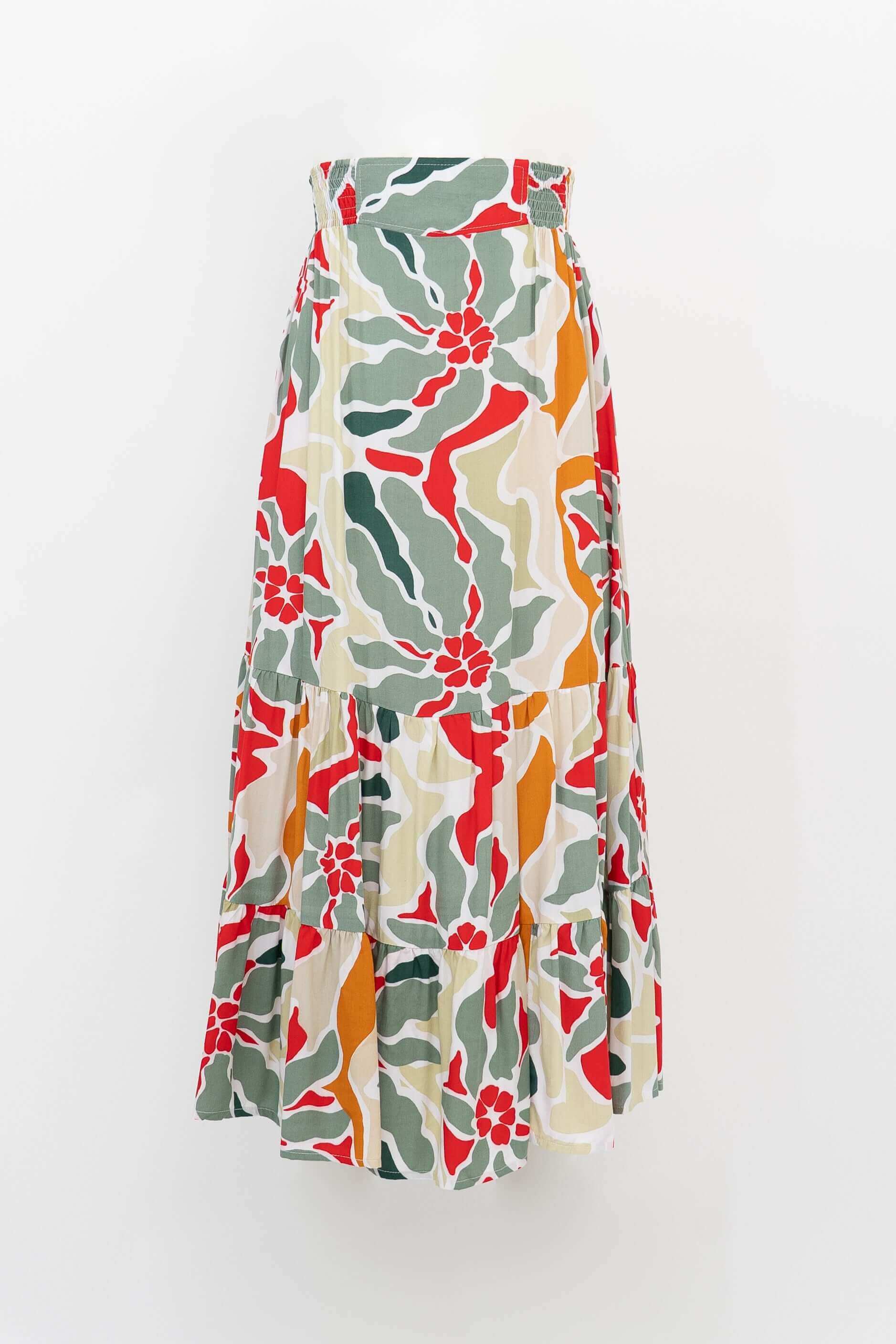 Tibby Skirt, Khaki Tones - Final Sale