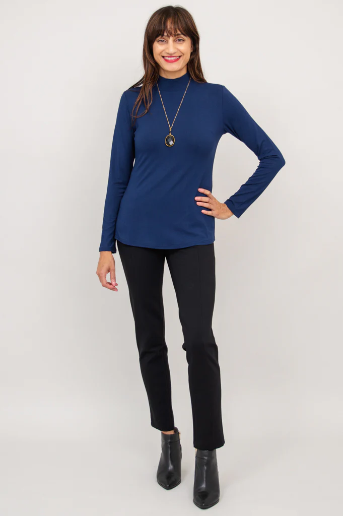 Tonya Top, Indigo, Bamboo - Image 6