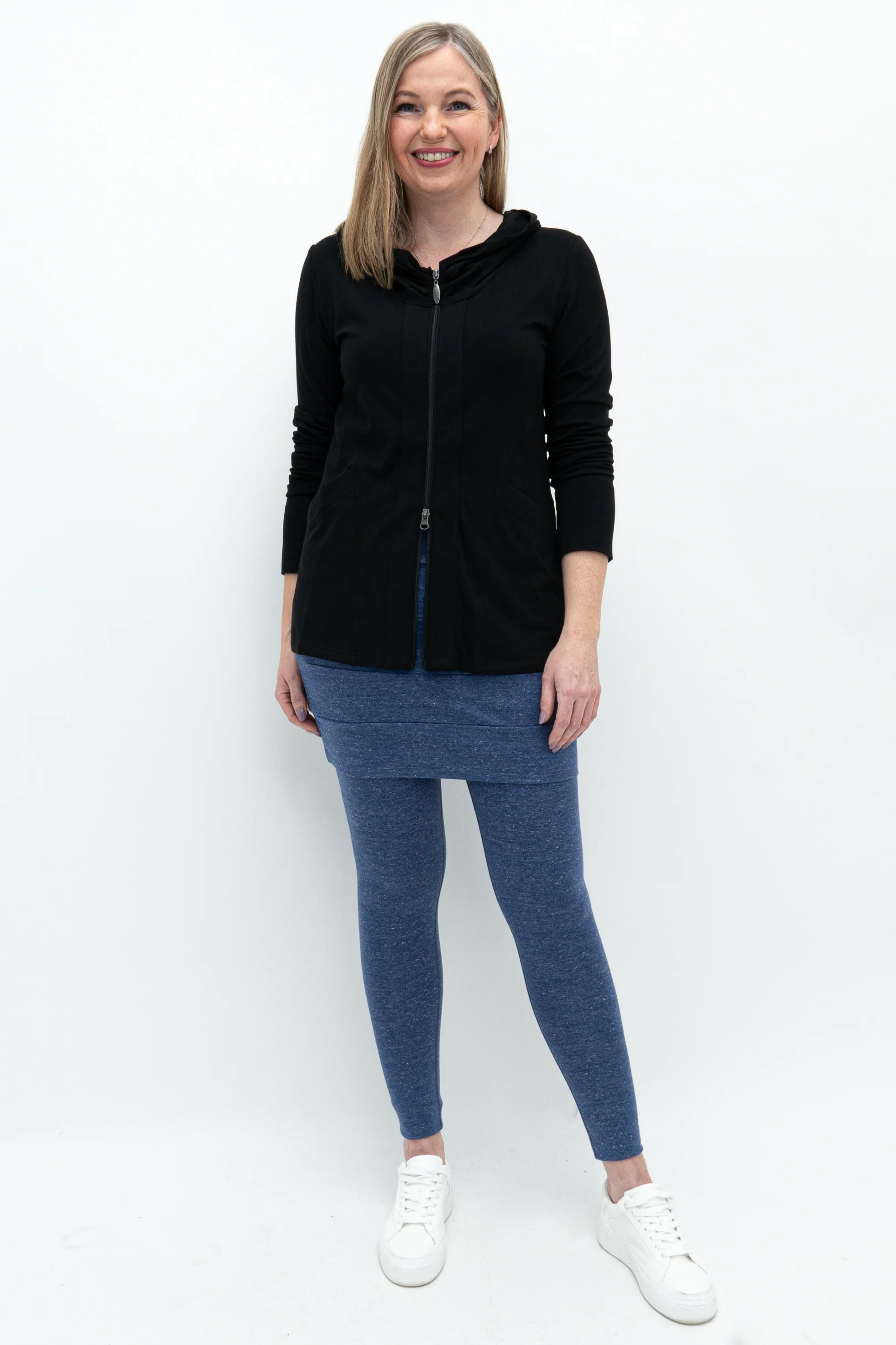 Whistler Skirt, Denim, Bamboo- Final Sale