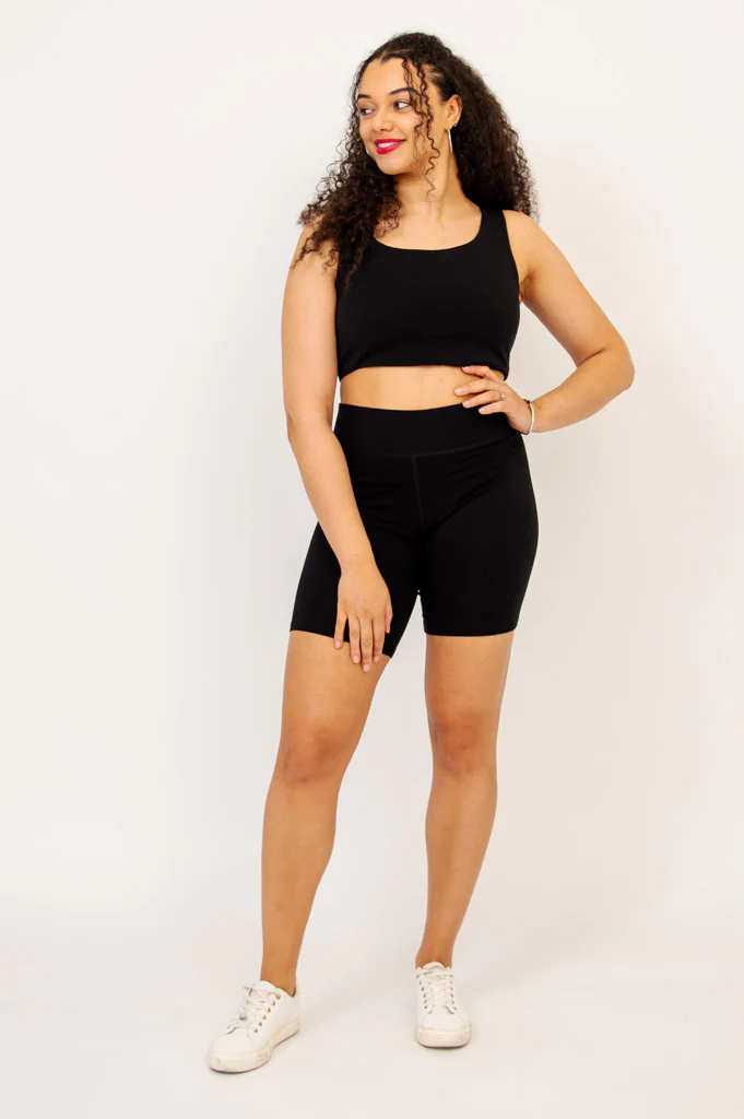 Yoko Bra, Black, Cotton- Final Sale - Image 3