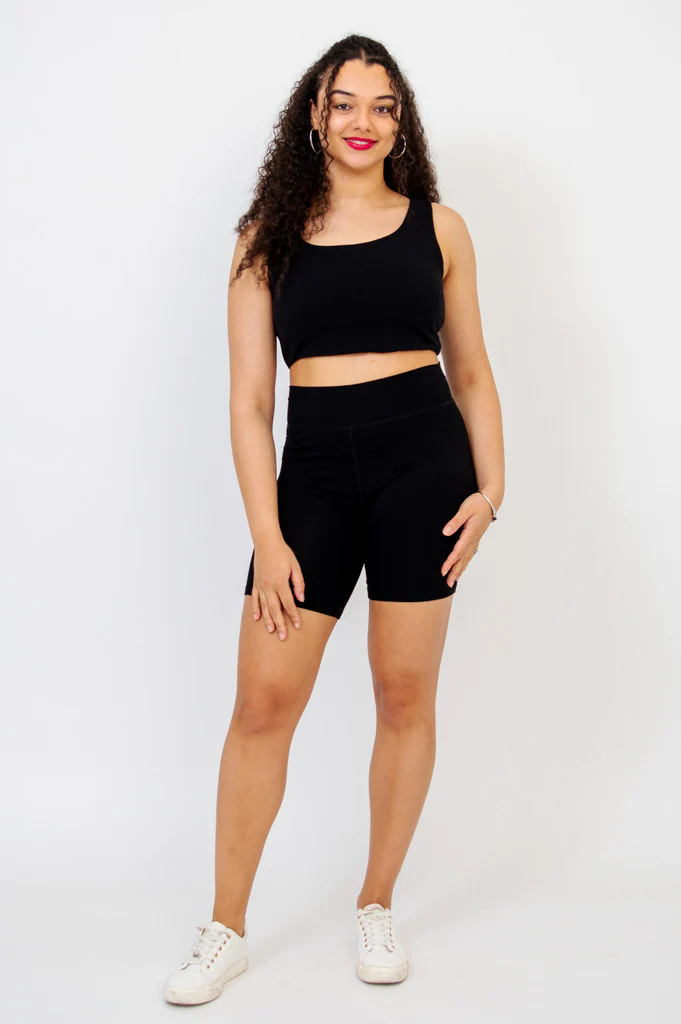 Yoko Bra, Black, Cotton- Final Sale - Image 4