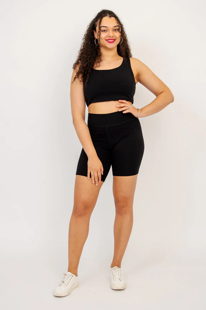 Yoko Bra, Black, Cotton- Final Sale - Image 5
