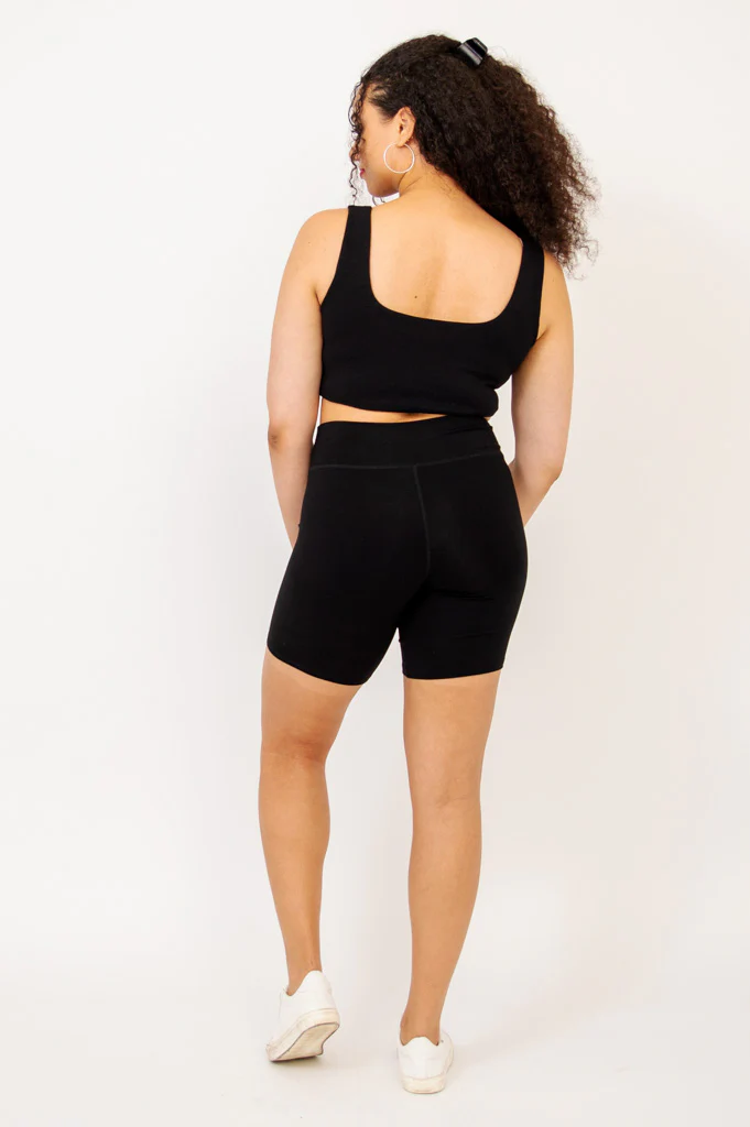 Yoko Bra, Black, Cotton- Final Sale - Image 7